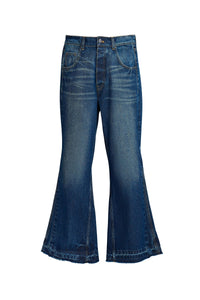 Jean évasé Mj Signature denim - Future Indigo