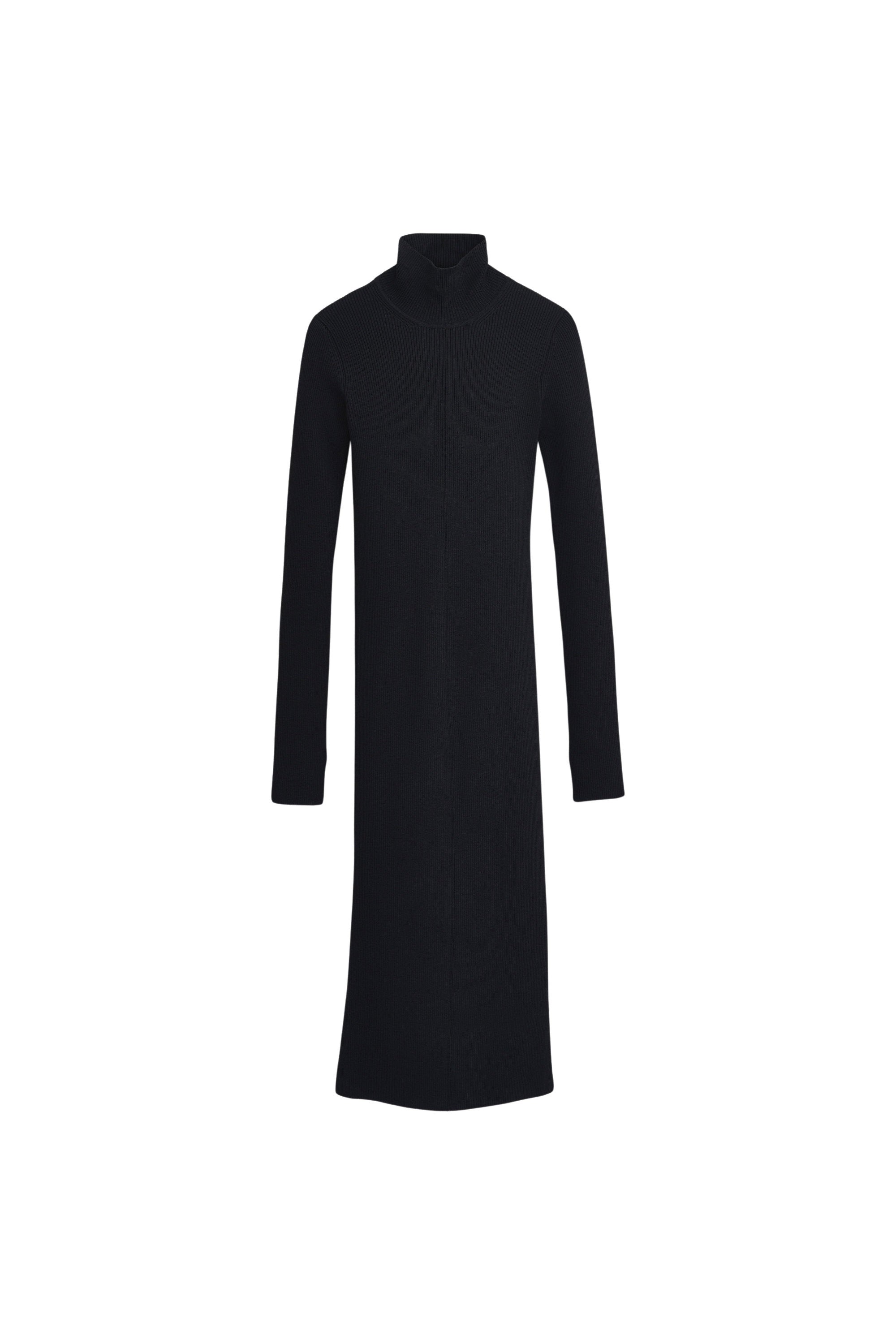 Robe réversible en laine - Black