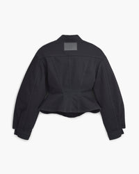 Veste cannelée en denim - Black