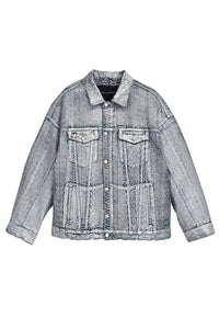 Doudoune manches longues - Matte Silver