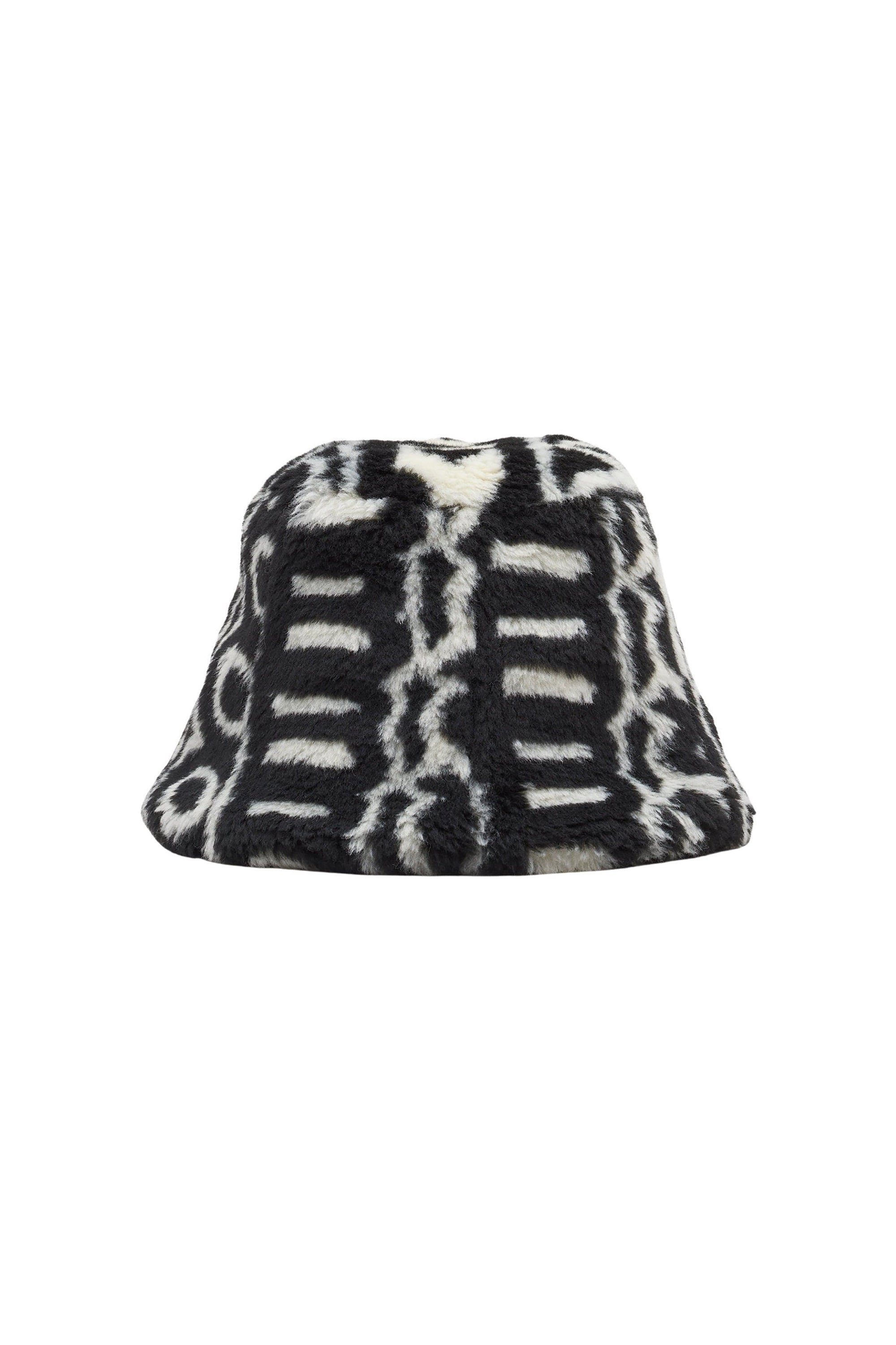 Chapeau Bucket Teddy - Black & Ivory