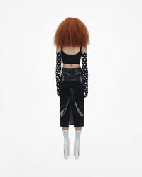 Jupe midi à poches - Black