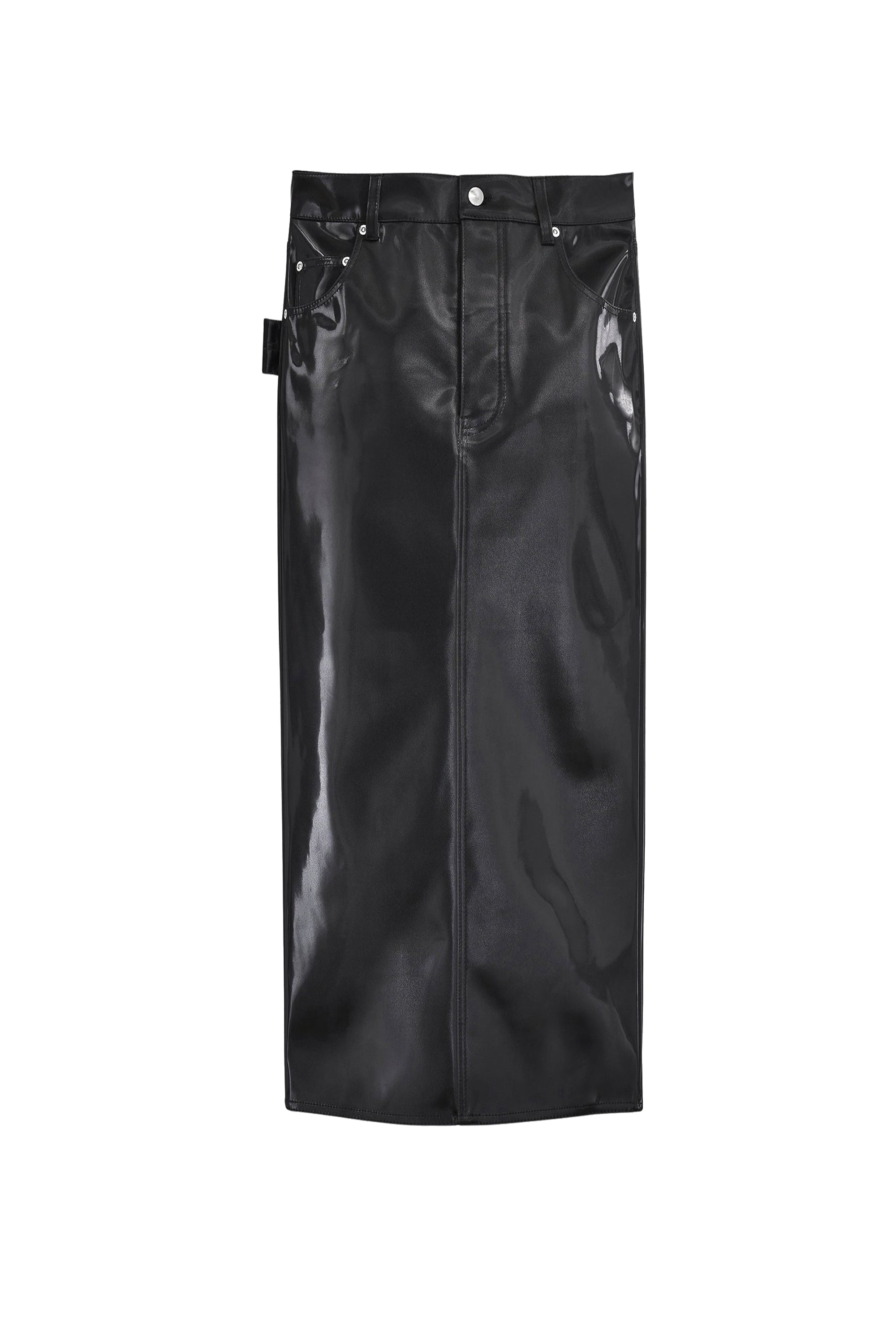 Jupe midi à poches - Black