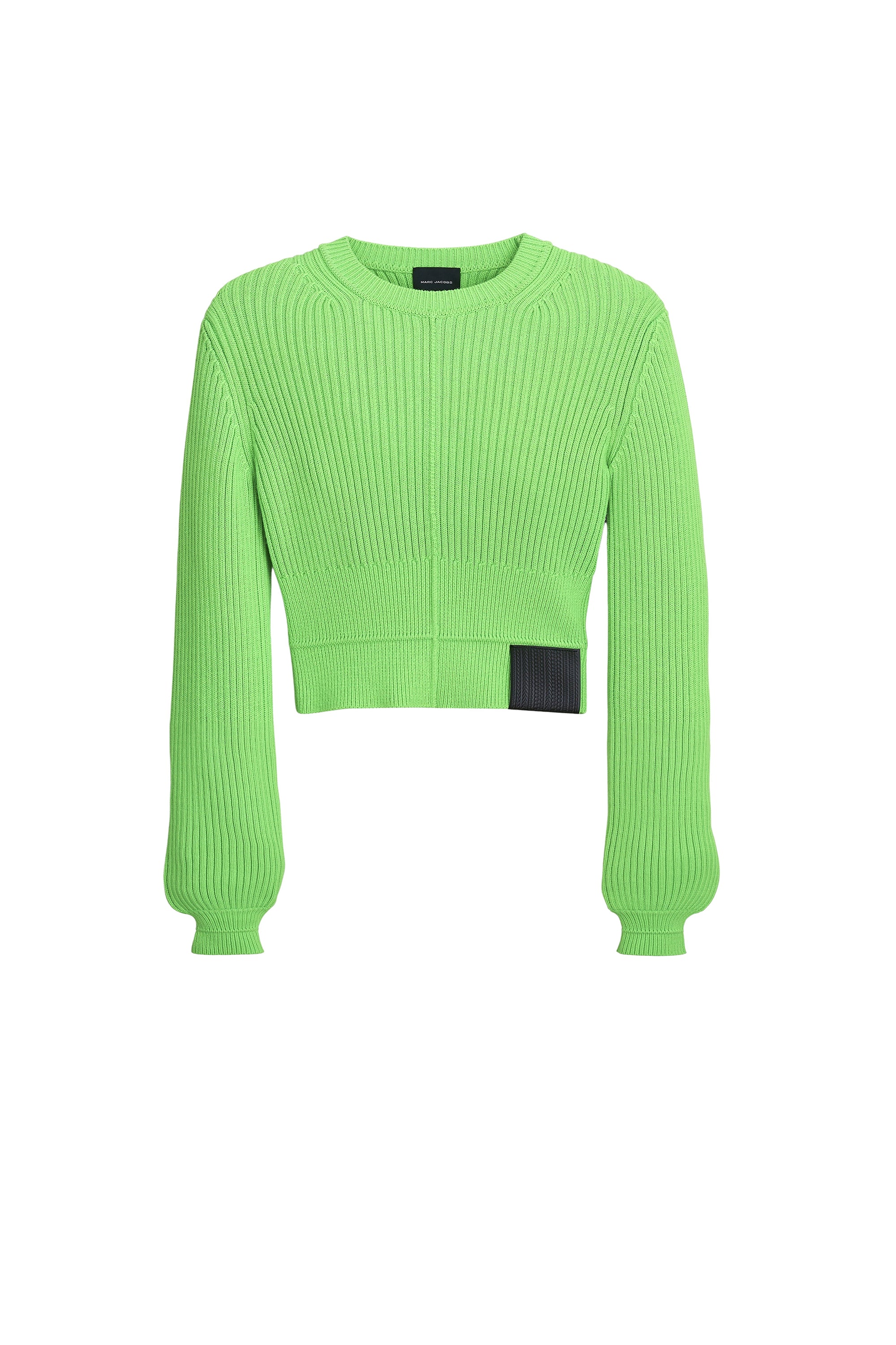 Pull court ras du cou en laine - Apple