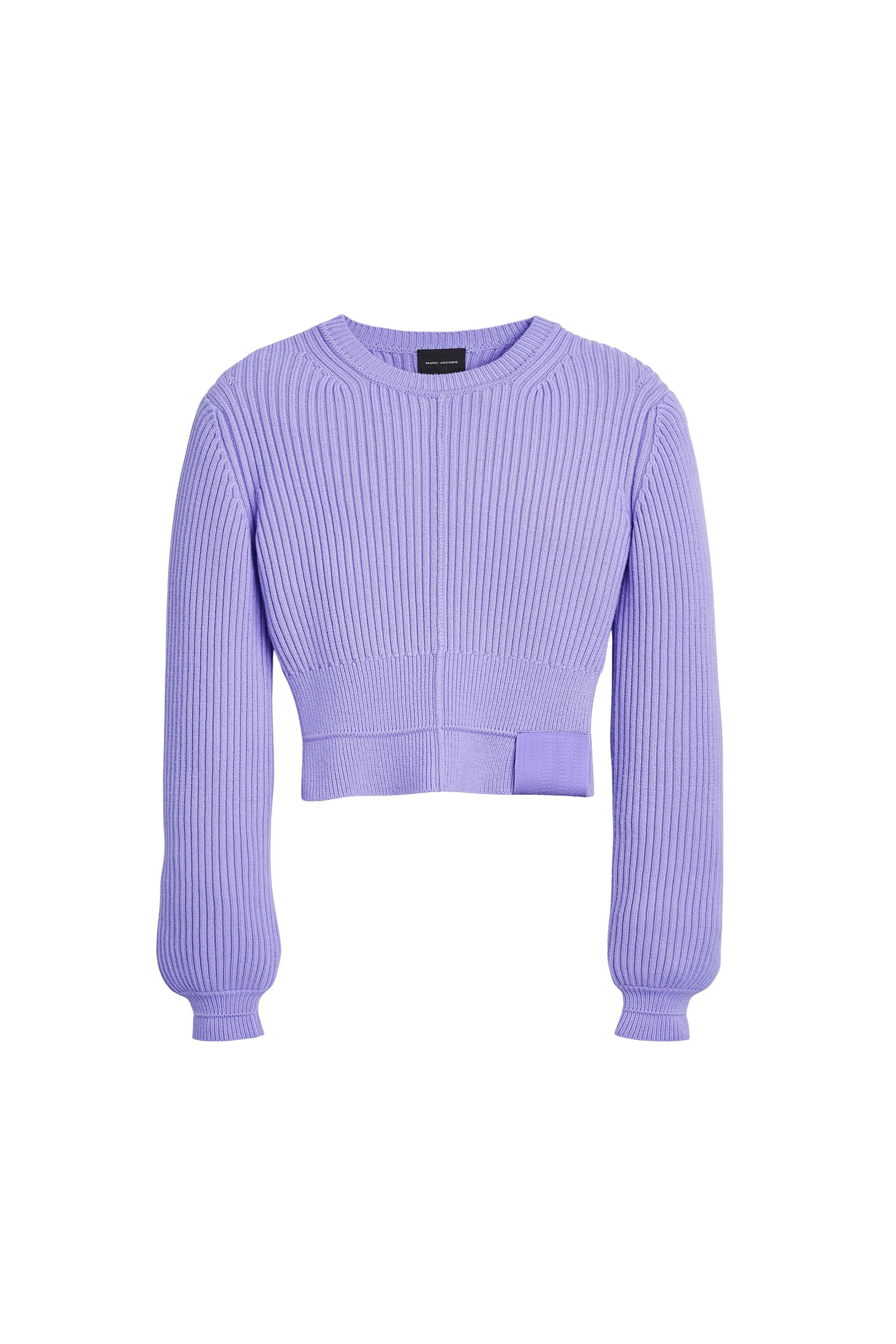 Wool round-neck jumper - Iced Lavender