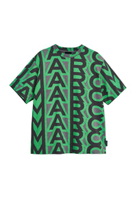 T-shirt Icône Monogramme - Gunmetal & Apple