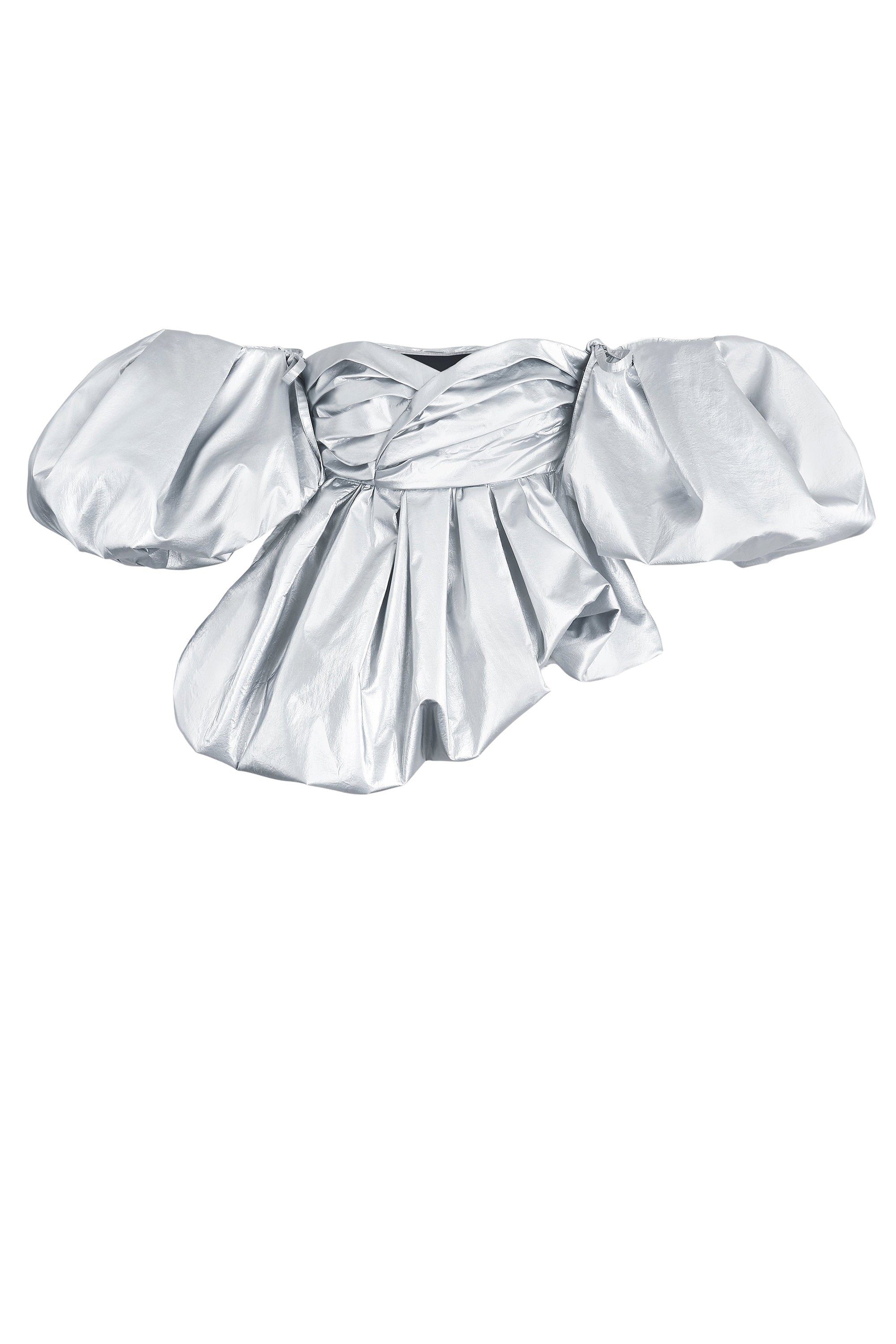 1 / DJV /350€ /1qty-0 /ST 0% /1 TROCA 534€   Bustier à manches courtes ballon - Silver