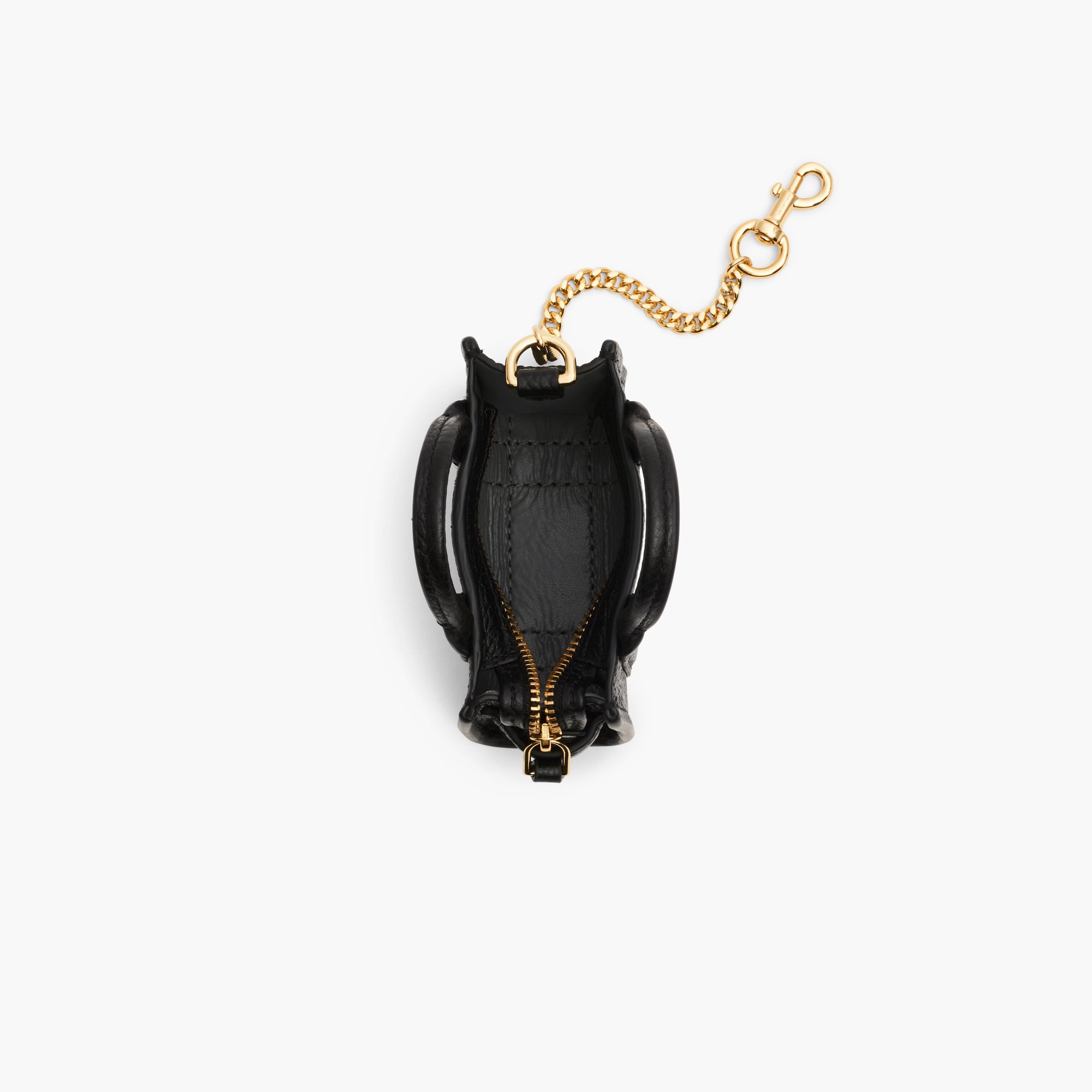 Charm pour sac The Nano Tote en cuir - Black