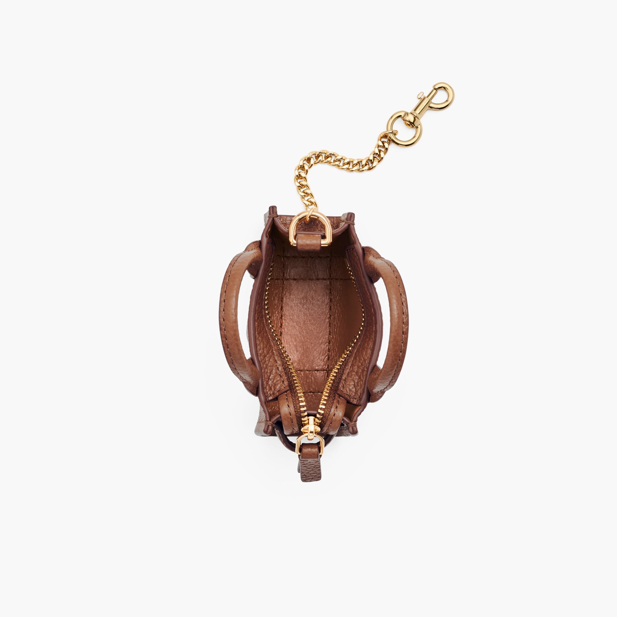 Charm pour sac The Nano Tote en cuir - Argan Oil