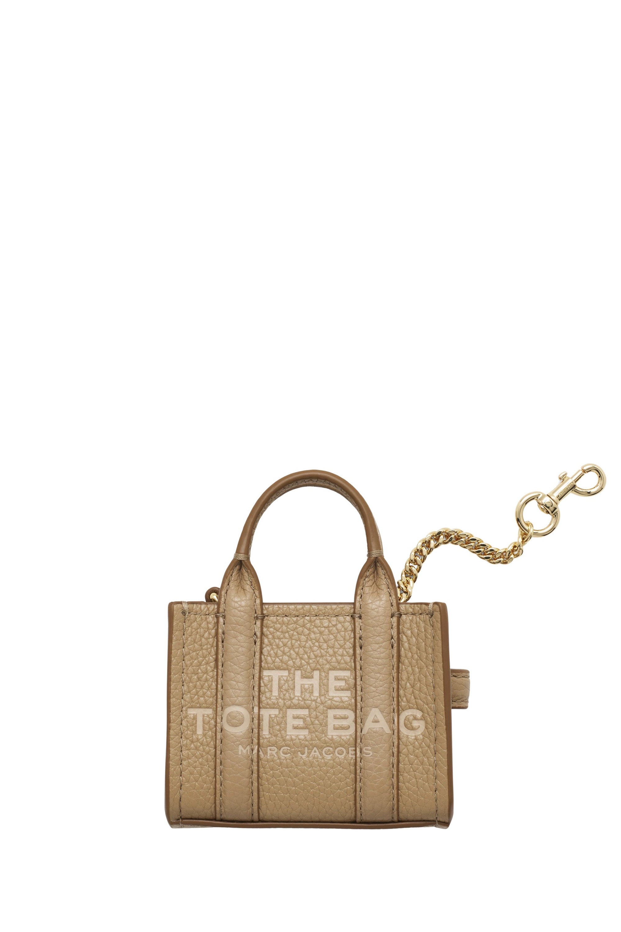 Charm The Nano Tote en cuir - Camel