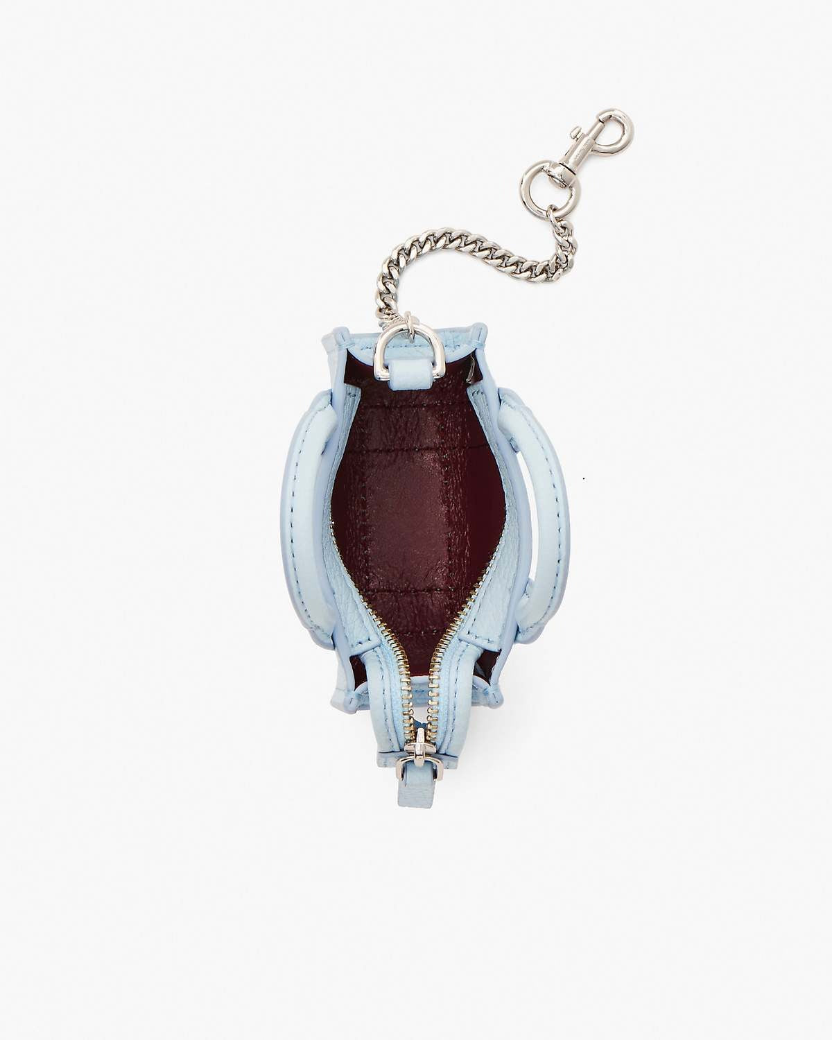 Micro sac The Tote bag en cuir - Cloud Blue