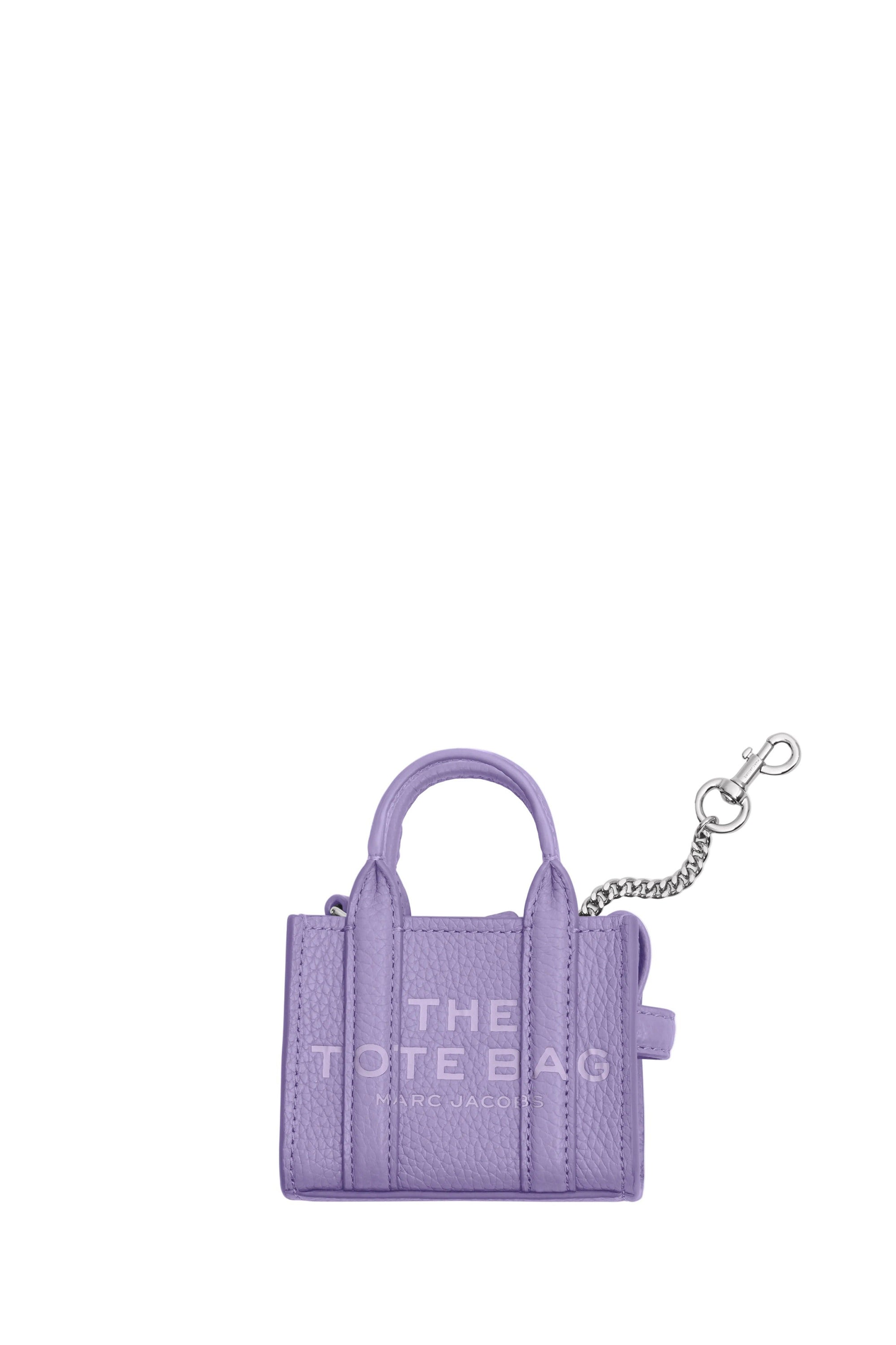 Micro sac The Tote bag en cuir - Lavender