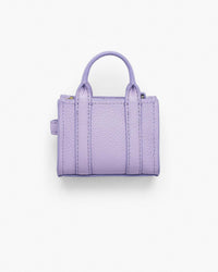 Micro sac The Tote bag en cuir - Wisteria