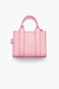 Charm pour sac The Nano Tote en cuir - Ribbon Pink