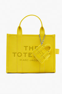 Micro sac The Tote bag en cuir - Daisy Yellow