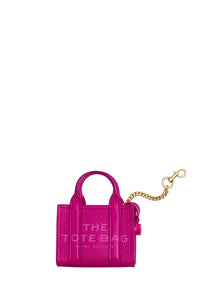 Micro sac The Tote bag en cuir - Lipstick Pink