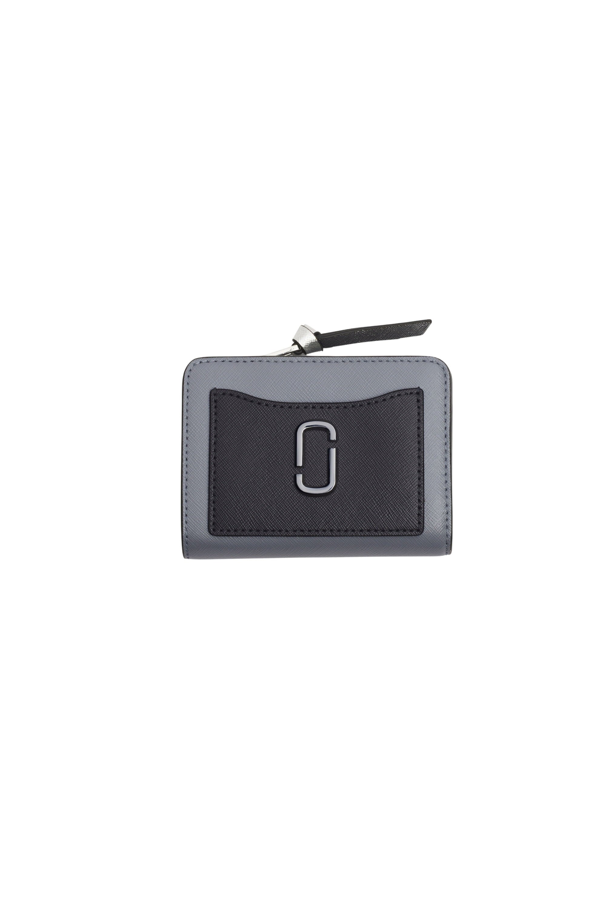 Mini portefeuilcompact en cuir - Wolf Grey Multicolor