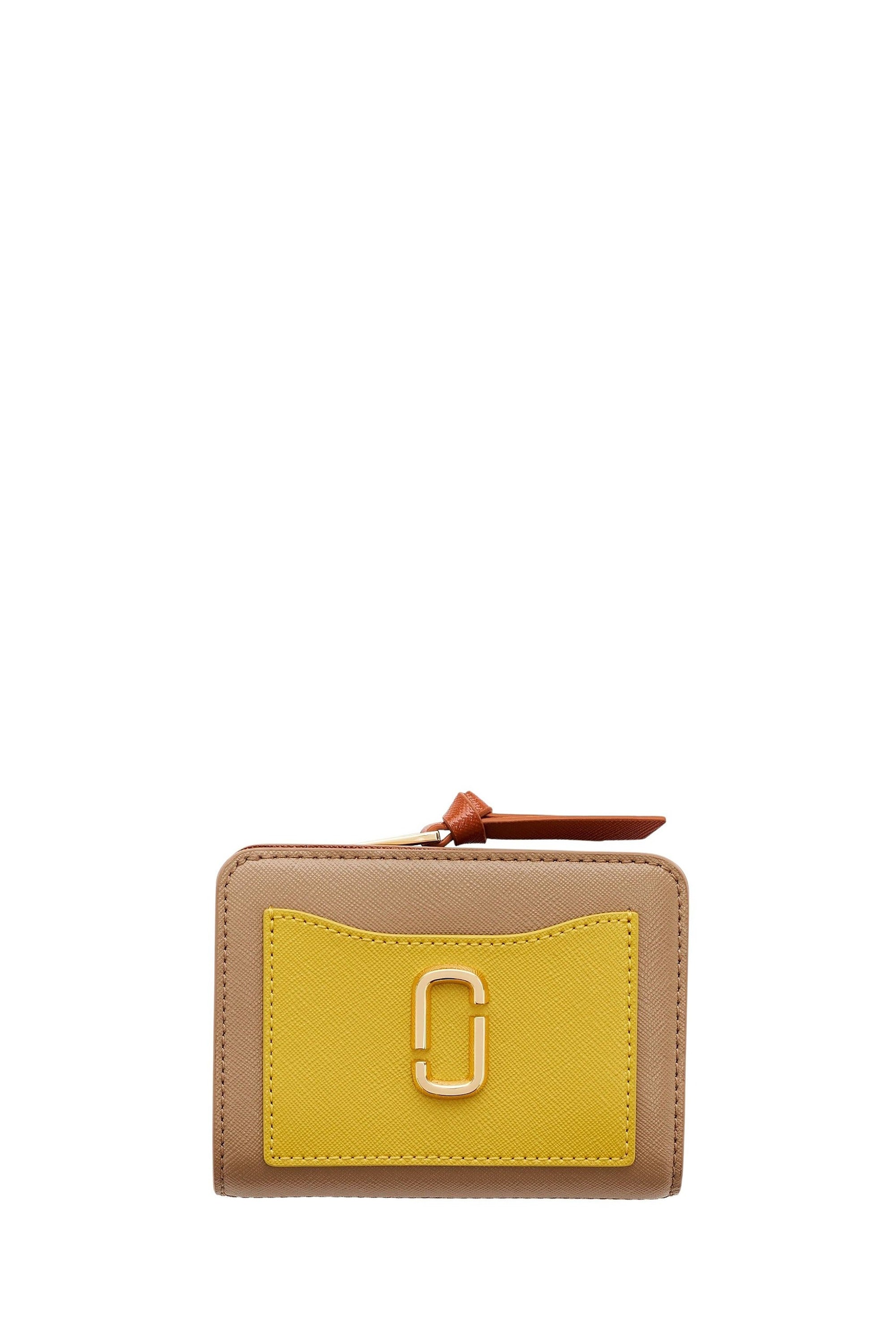 Portefeuille Utility Snapshot en cuir - Joy Yellow Multicolor