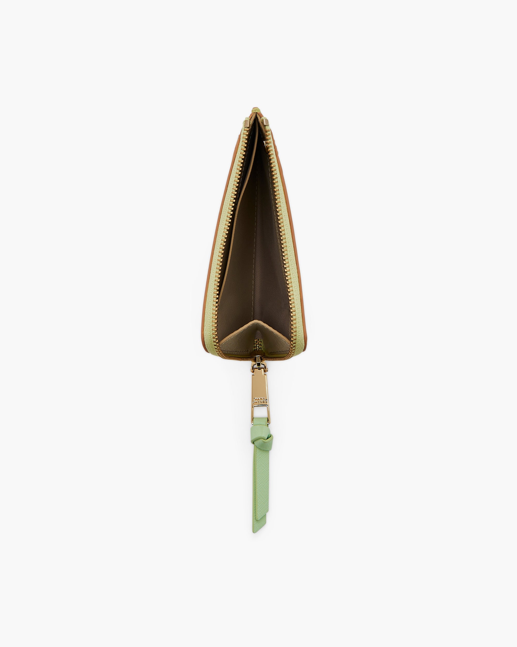 Portefeuille zippé en cuir - Peppermint