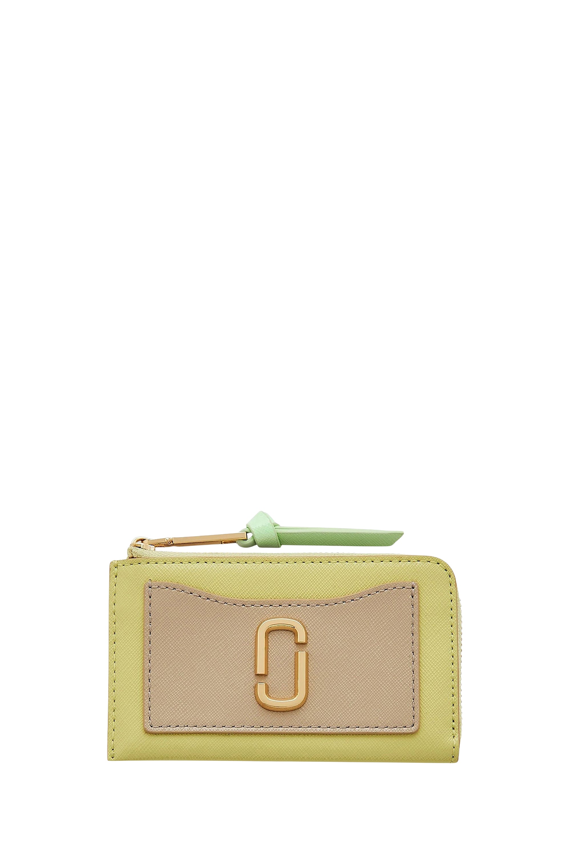 Portefeuille zippé en cuir - Peppermint