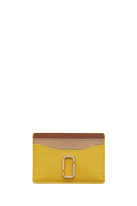 Porte-cartes The Card en cuir - Joy Yellow Multicolor