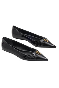 Ballerines pointues Ali en cuir - Black