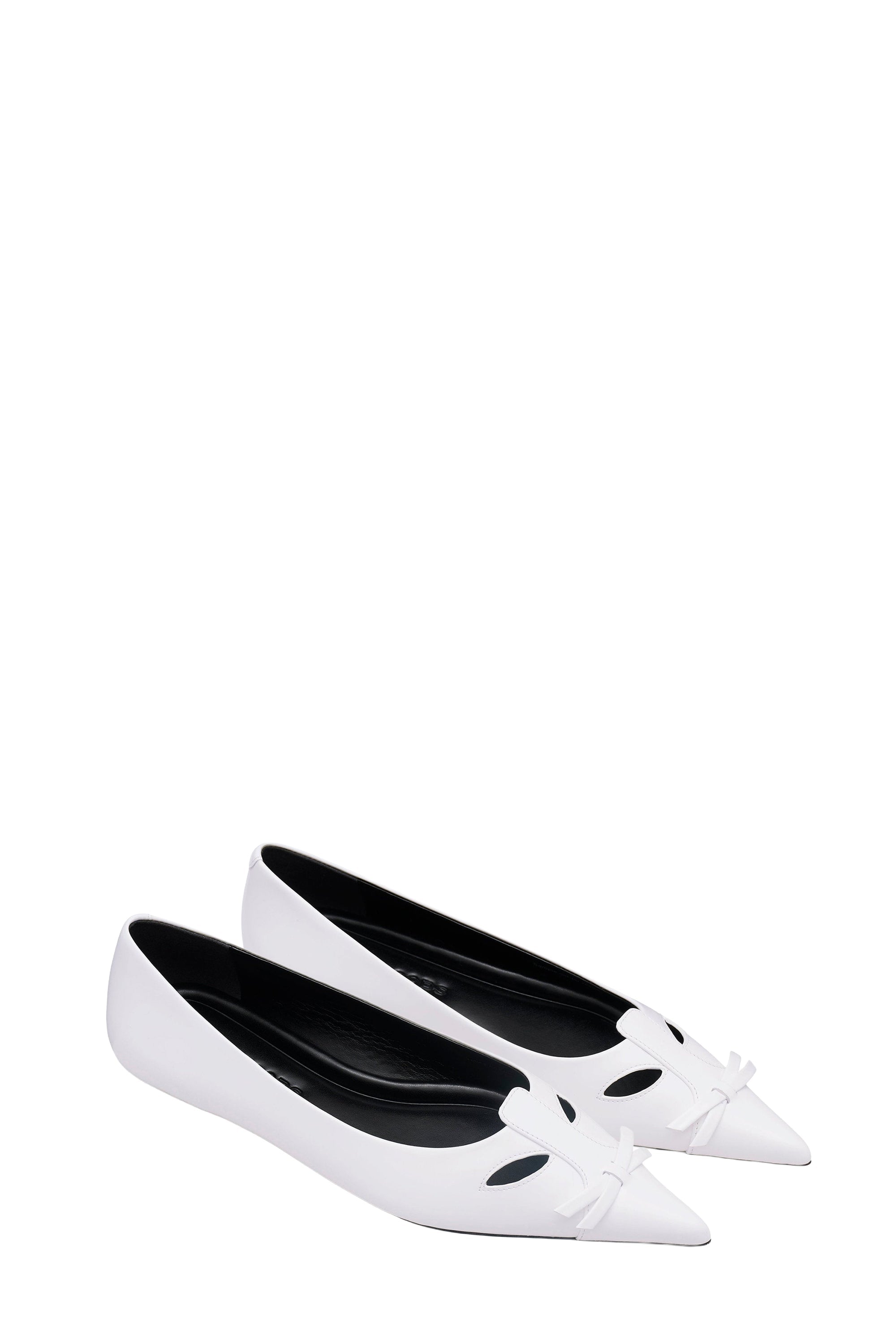 Ballerines pointues Kat en cuir - Big Eyes