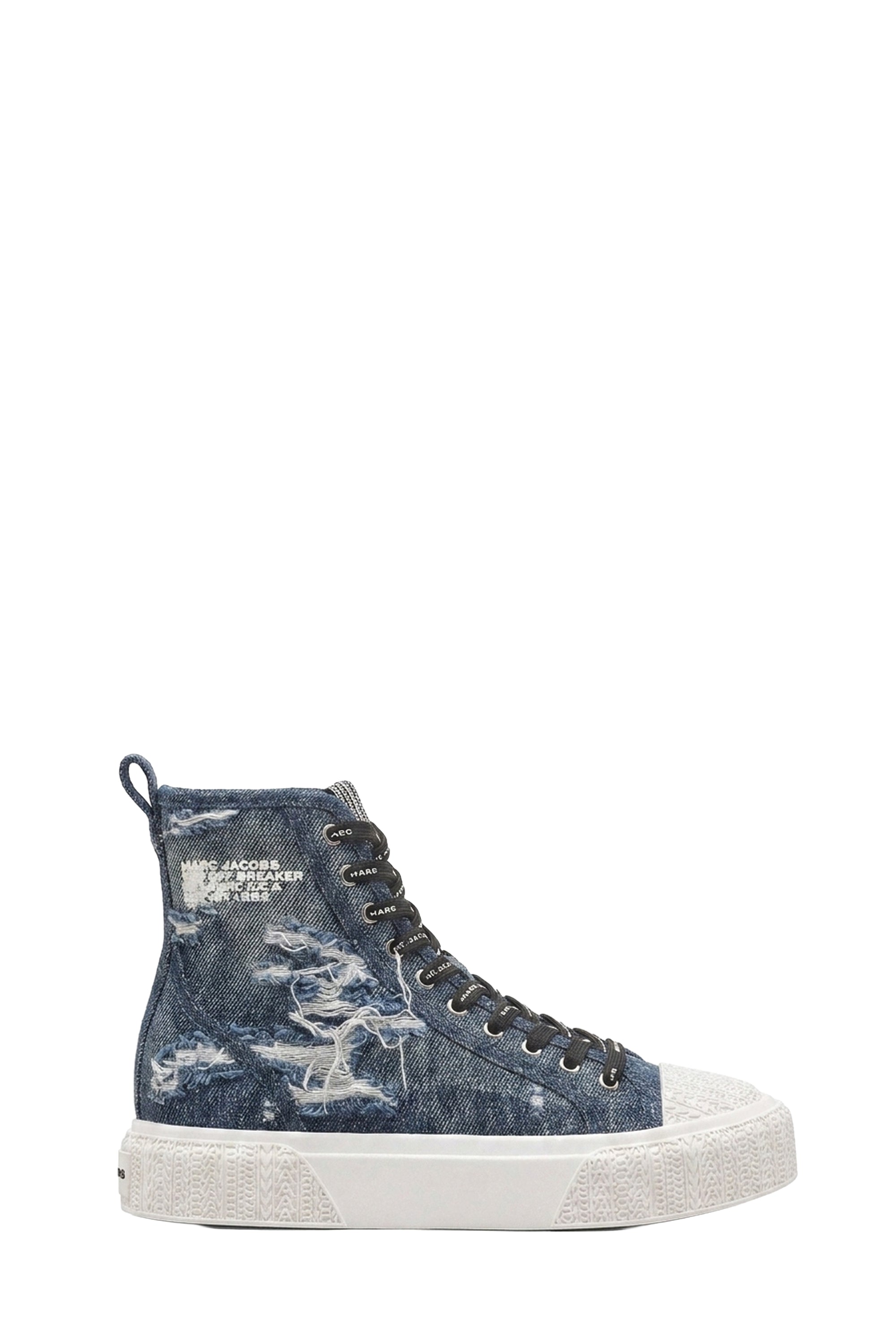 Baskets en denim Rip and Repair - Punk Indigo