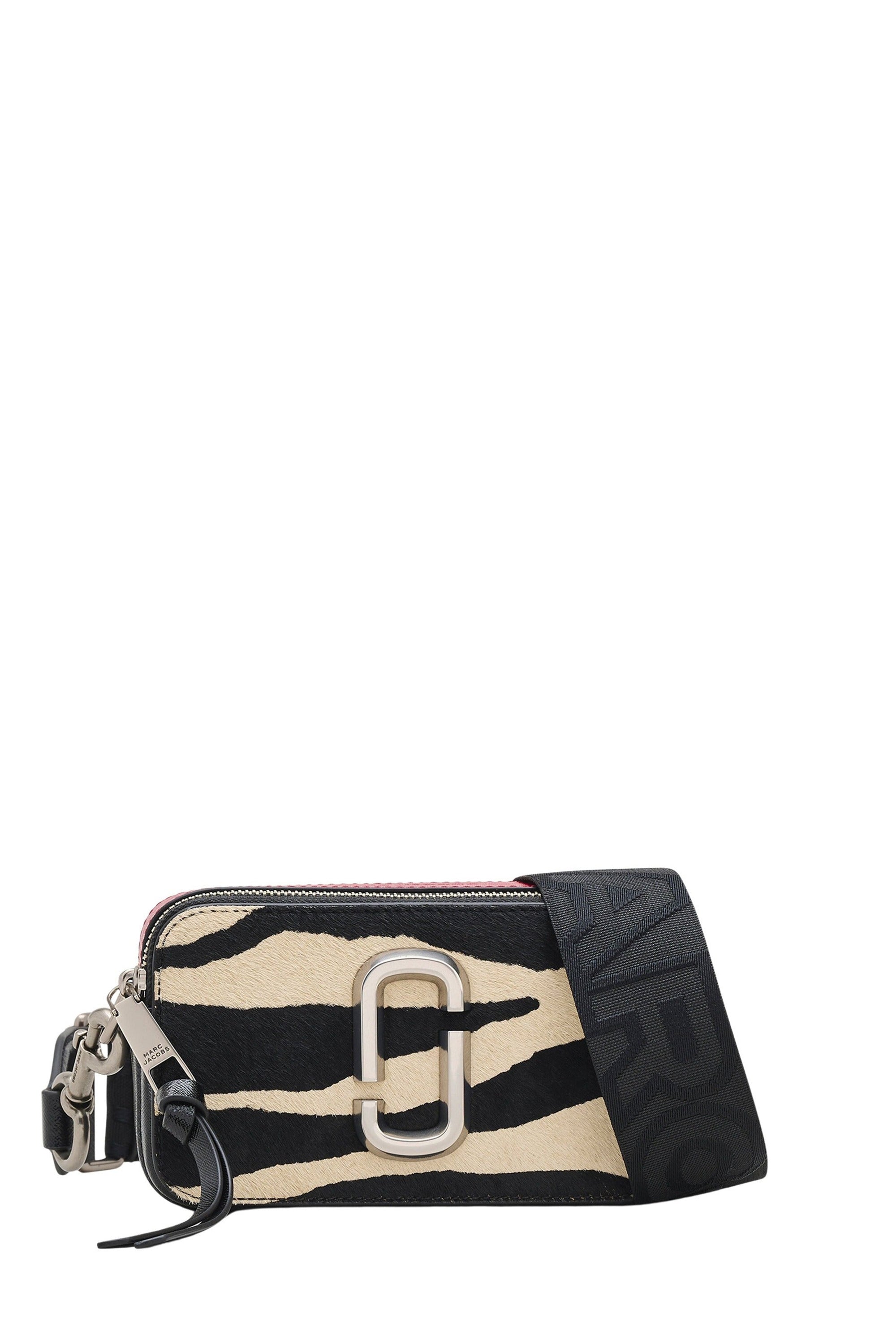 Sac à bandoulière Snapshot en cuir - Black & White