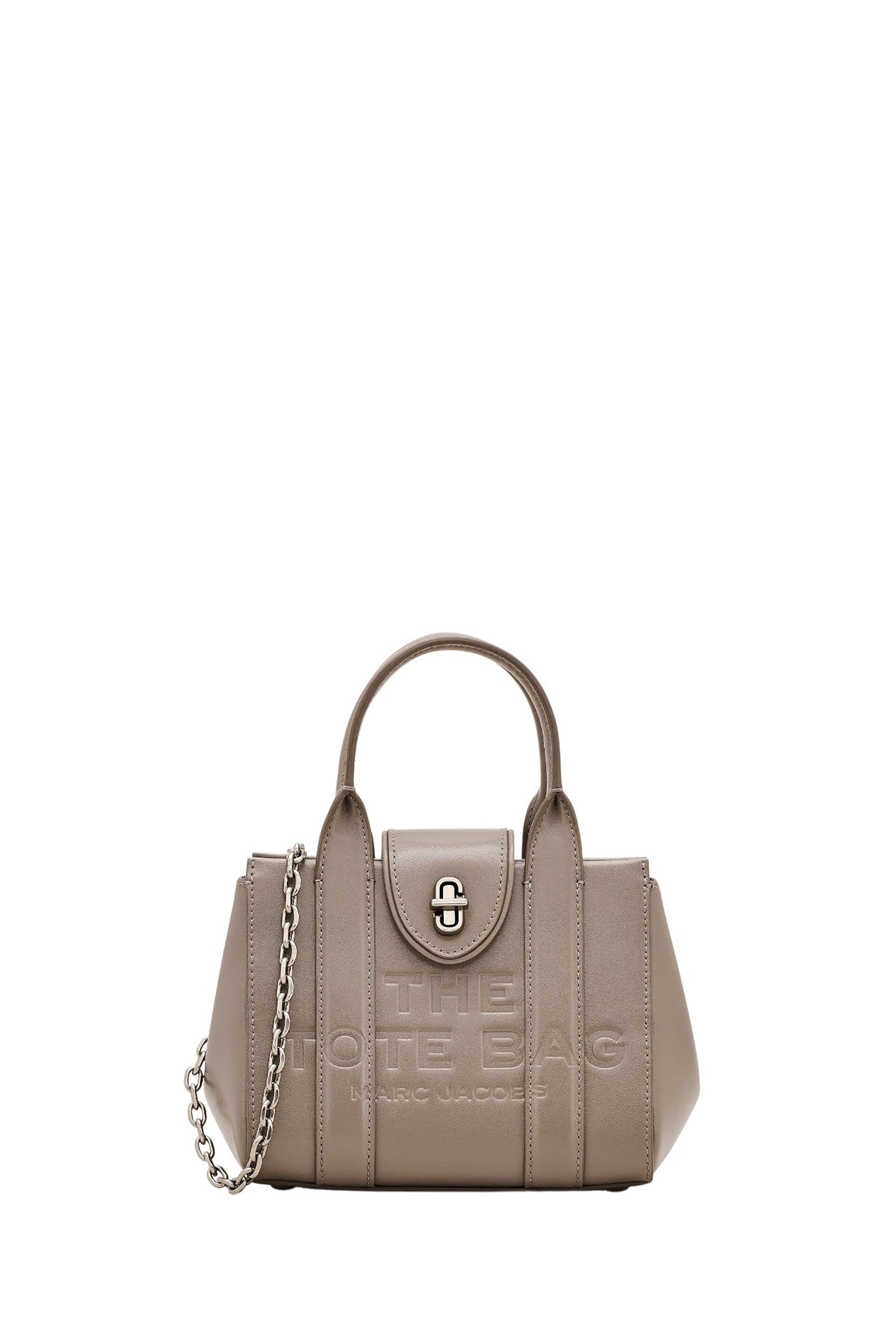 Sac cabas The Crossbody Tote en cuir - Cement