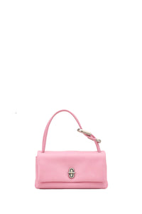 NEW /    PETIT   Petit sac The Lil Link à maillons en cuir - Ribbon Pink