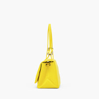 Z NO STOCK / Sac The Dual en cuir - Smiley Yellow