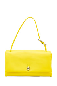 Z NO STOCK / Sac The Dual en cuir - Smiley Yellow