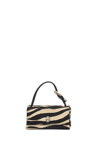MINI   Mini sac The Lil Link en cuir - Black & White