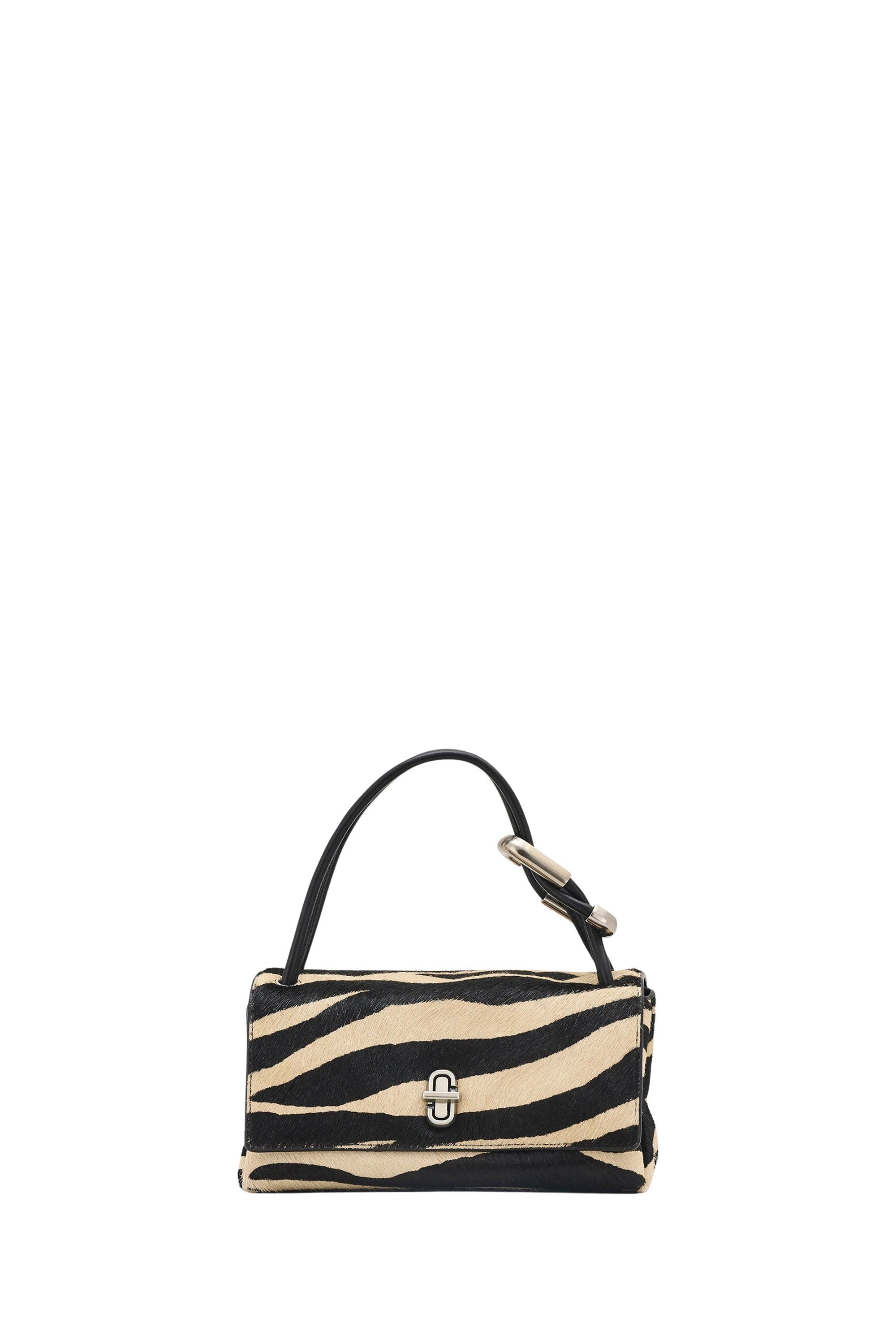MINI   Mini sac The Lil Link en cuir - Black & White