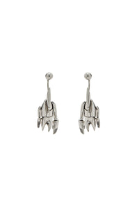 Boucles d'oreilles Futura x Marc Jacobs en laiton - Aged Silver
