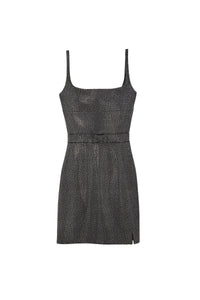 Robe courte cloutée - Black