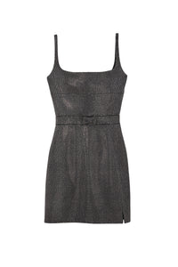 Robe courte cloutée - Black