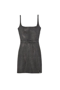 Robe courte cloutée - Black