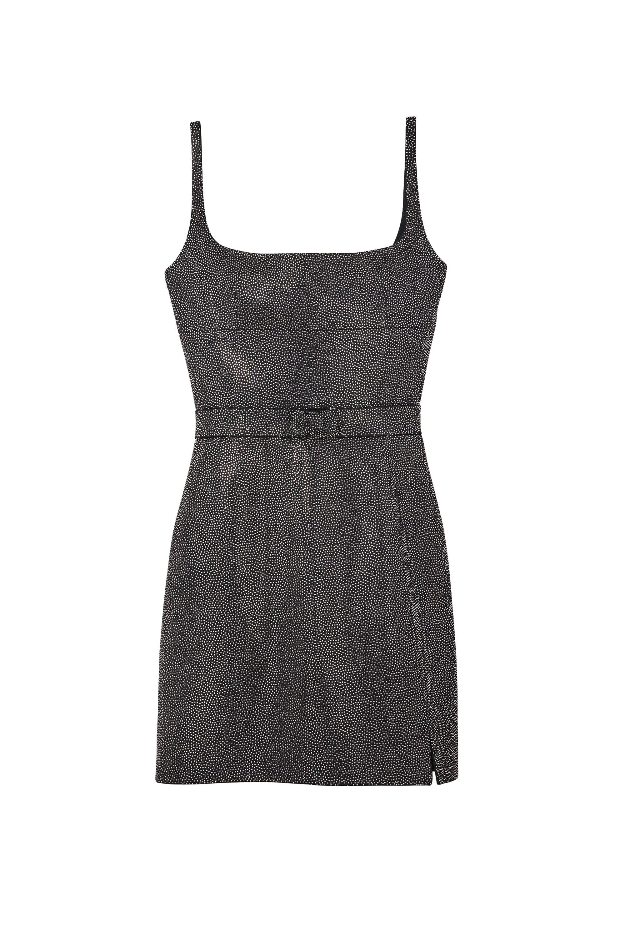 15 / DJV /150€ /5qty-5 /ST 100% /15 TROCA 208,5€   Robe courte cloutée - Black