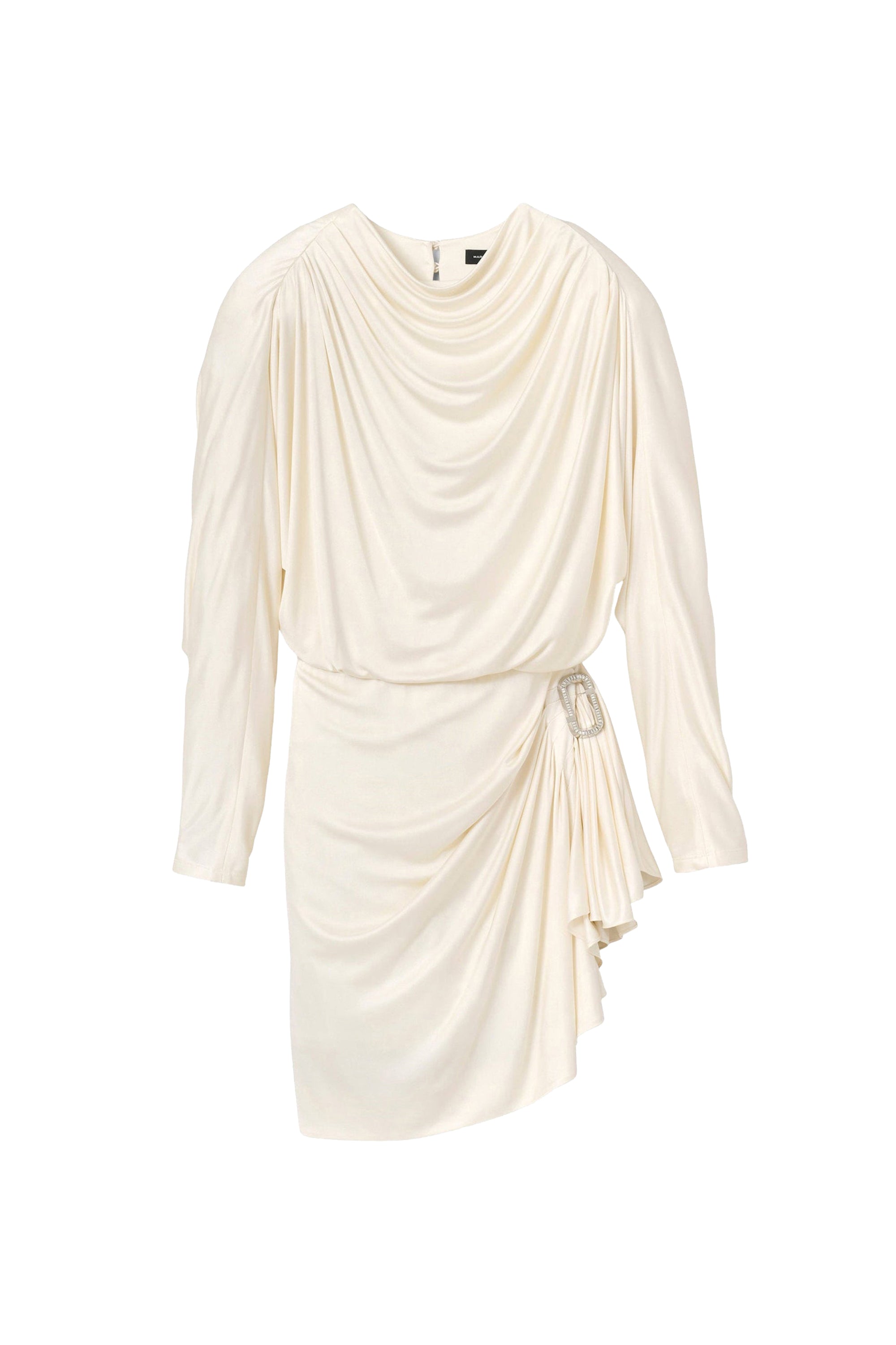 Robe courte drapée - Ivory