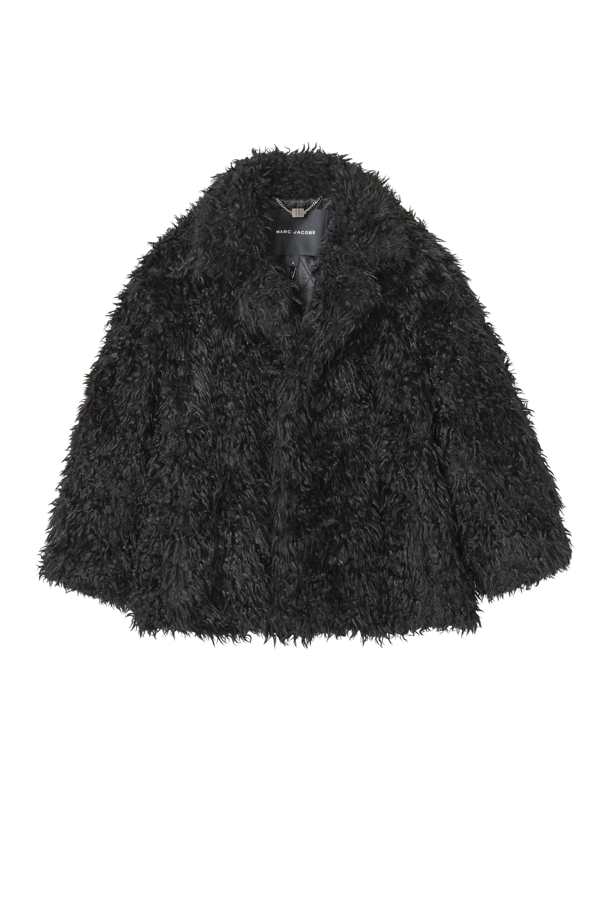 Veste Shaggy en fausse fourrure - Black