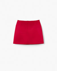 Jupe courte fendue en satin - Siren