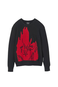 1 NEW / 23 TROCA /142,5€   Pull à col rond futura en laine - Black & Poppy