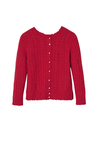 Cardigan éffiloché en laine - Siren