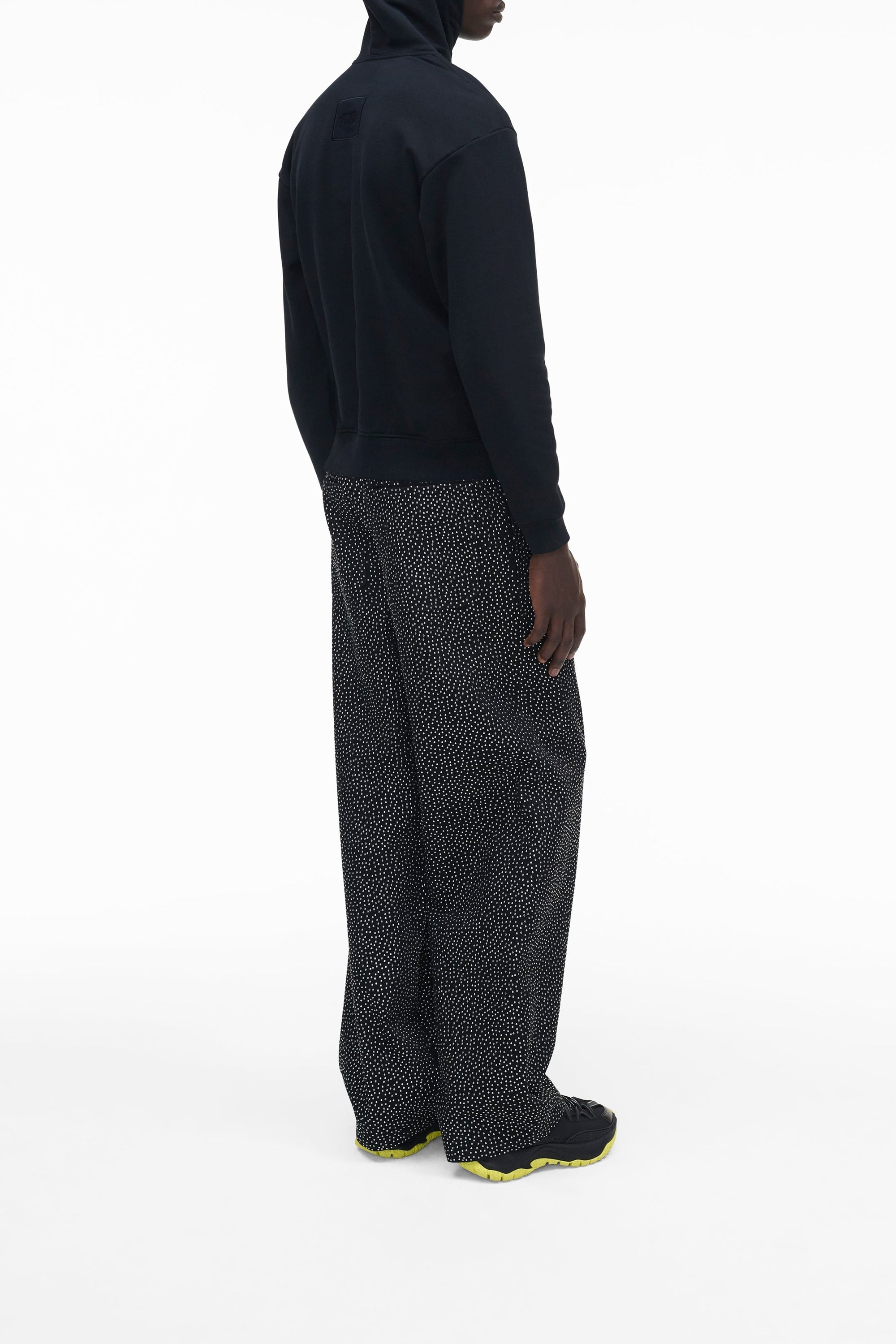 Sweatshirt ample à logo brodé - Black