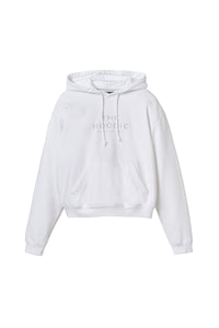 Sweatshirt ample à logo brodé - White