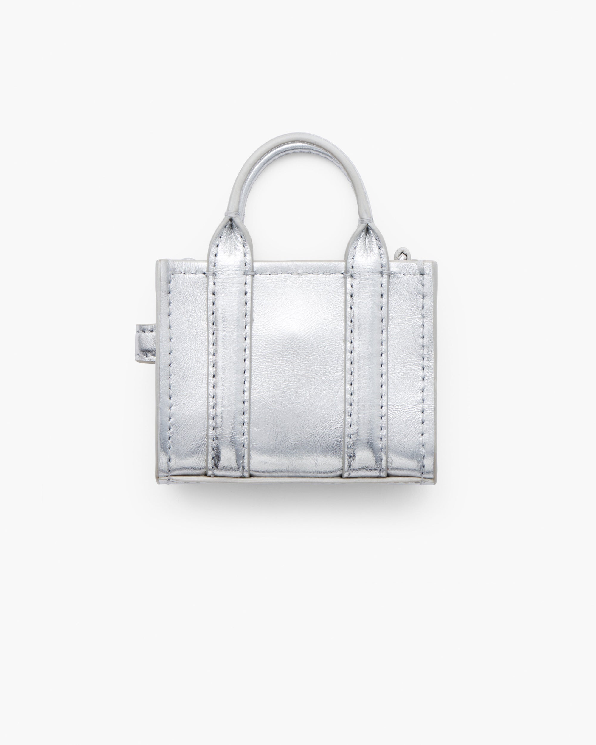 Charm pour sac The Nano Tote en cuir - Silver