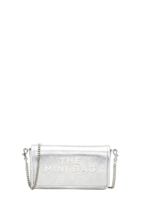 16 / DJV /85€ /60qty-60 /ST 100% /71 TROCA 82,5€   Sac à bandoulière The Mini Bag en cuir - Silver