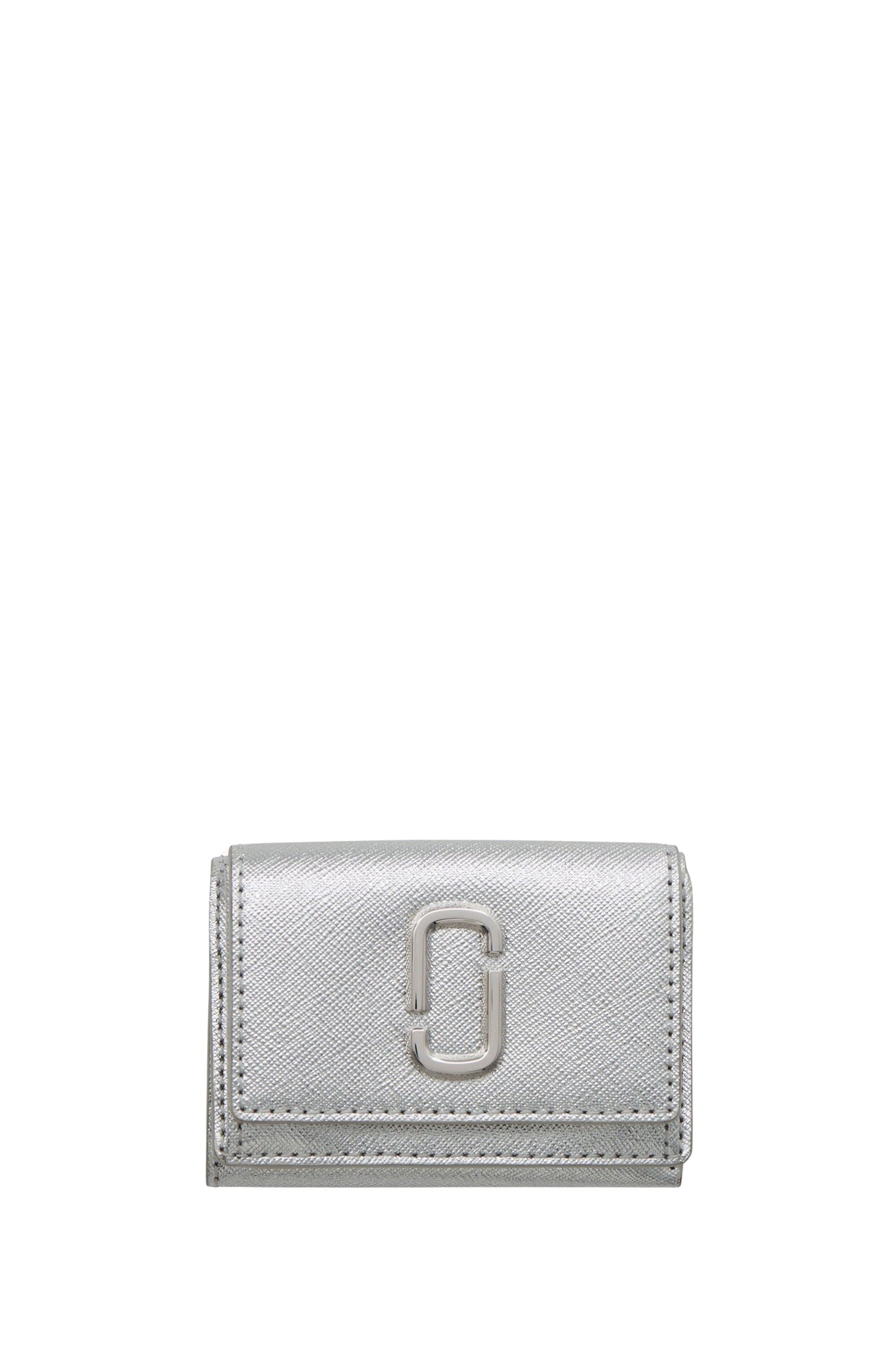 Portefeuille Snapshot en cuir - Silver